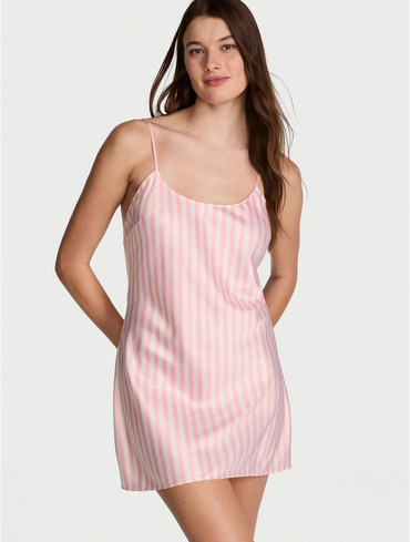 Сукня для сну сатинова Victoriaʼs Secret Mini Slip