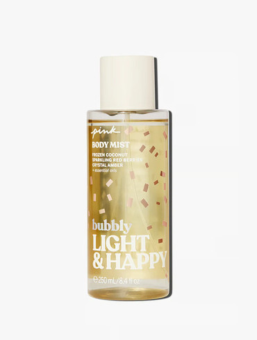 Міст для тіла Вікторія Сікрет Victoria's Secret Pink Bubbly Light & Happy Body Mist