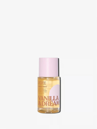 Міні міст для тіла (75 ml) Вікторія Сікрет Victoria's Secret Vanilla & Dreamy Pink Body Mist