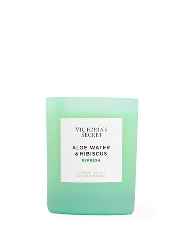 Свічка ароматизована Вікторія Сікрет Victoria's Secret Aloe Water & Hibiscus Refresh Scented Candle