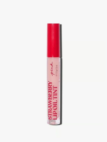 Олія для губ Вікторія Сікрет Victoria's Secret Pink Lip Oil Tint Strawberry