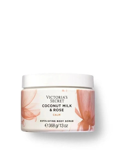 Скраб для тіла Вікторія Сікрет Victoria's Secret Coconut Milk & Rose CALM Exfoliating Body Scrub