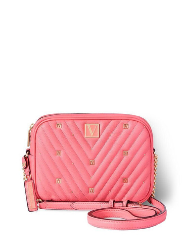 Сумка Victoria's Secret The Victoria Top-Zip Crossbody Hot Peony