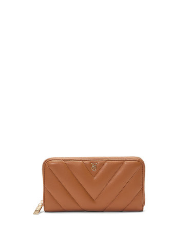 Гаманець Large Wallet with Zip Brown