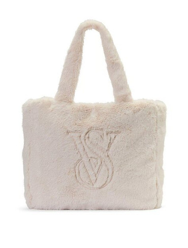 Сумка тедді плюшева Victoriaʼs Secret Cozy Plush Tote