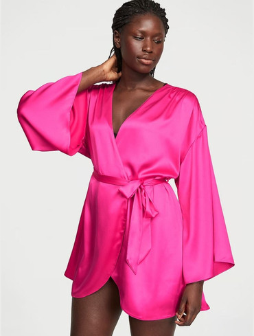 Халат Вікторія Сікрет Victoria's Secret Satin Short Robe