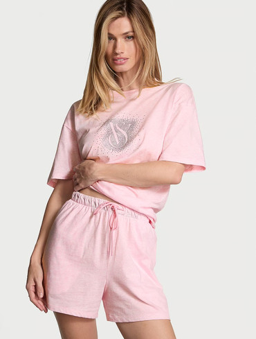 Піжама Вікторія Сікрет Victoria's Secret 100% Cotton Short Pajama Set