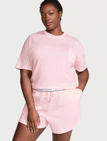 Піжама Вікторія Сікрет Victoria's Secret 100% Cotton Short Pajama Set
