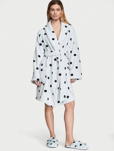 Халат плюшевий Вікторія Сікрет Victoria's Secret Short Cozy Robe