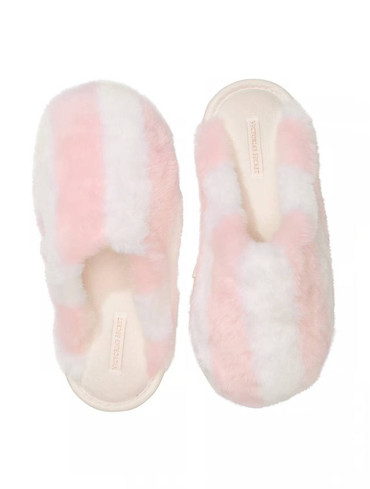 Домашні капці Вікторія Сікрет Victoria's Secret Closed-Toe Faux Fur Slippers