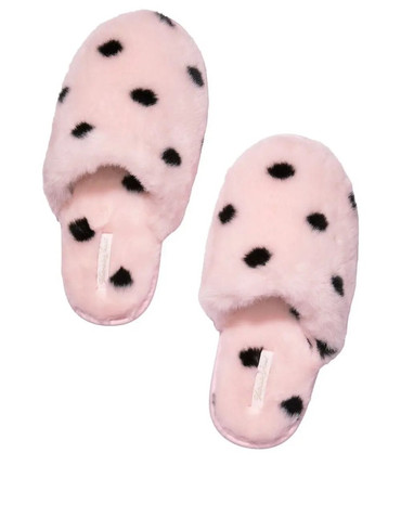 Домашні капці Вікторія Сікрет Victoria's Secret Closed-Toe Faux Fur Slippers