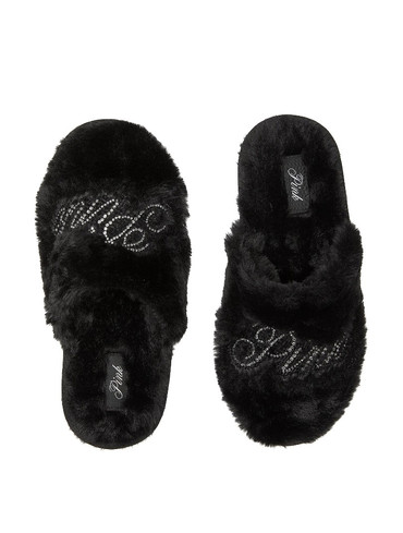 Домашні капці Вікторія Сікрет Victoria's Secret Closed-Toe Faux Fur Slippers