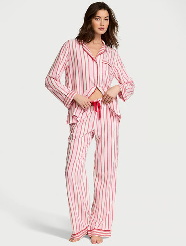 Піжама фланелева Вікторія Сікрет Victoria's Secret Flannel Long Pajama Set