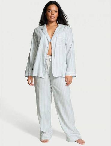 Піжама фланелева Вікторія Сікрет Victoria's Secret Flannel Long Pajama Set