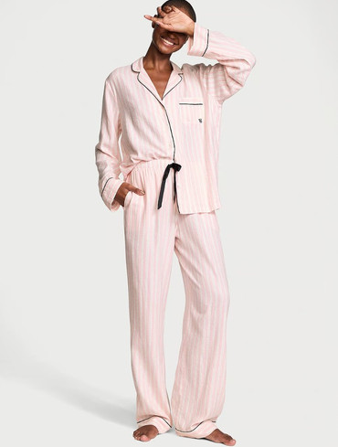 Піжама фланелева Вікторія Сікрет Victoria's Secret Flannel Long Pajama Set