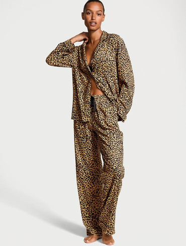 Піжама фланелева Вікторія Сікрет Victoria's Secret Flannel Long Pajama Set