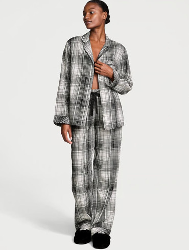 Піжама фланелева Вікторія Сікрет Victoria's Secret Flannel Long Pajama Set