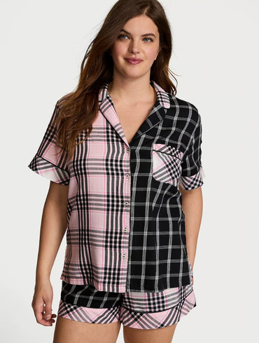 Піжама фланелева Вікторія Сікрет Victoria's Secret Flannel Short Pajama Set