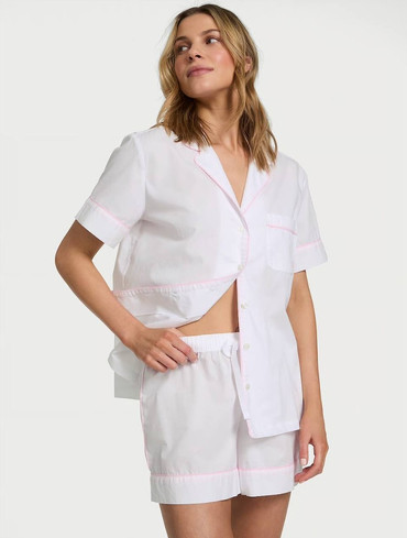 Піжама бавовняна Вікторія Сікрет Victoria's Secret Heritage Cotton Short Pajama Set