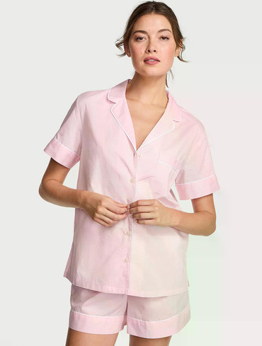 Піжама бавовняна Вікторія Сікрет Victoria's Secret Heritage Cotton Short Pajama Set
