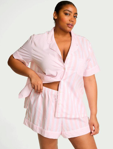 Піжама бавовняна Вікторія Сікрет Victoria's Secret Heritage Cotton Short Pajama Set
