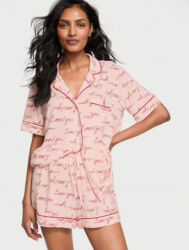 Піжама модалова Вікторія Сікрет Victoria's Secret Modal Soft Short Pajama Set