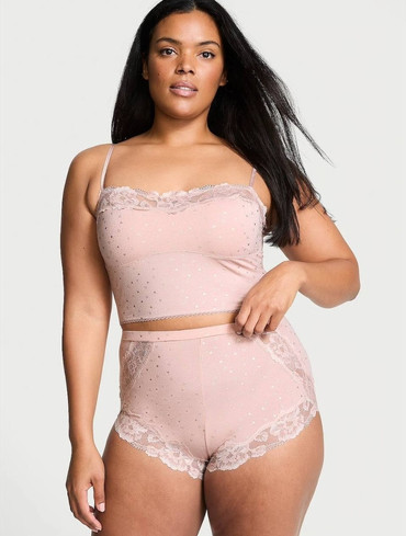 Піжама Вікторія Сікрет Victoria's Secret Modal Soft & Lace Trim Straight-Neck Cami Set