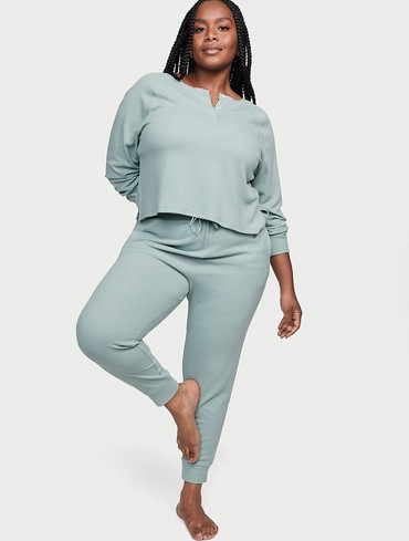 Костюм вафельний Вікторія Сікрет Victoria's Secret Glow Waffle Henley Jogger Set