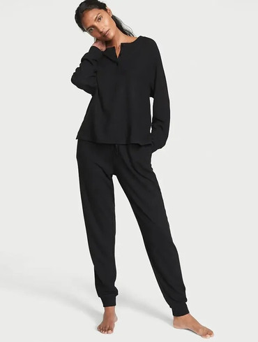 Костюм вафельний Вікторія Сікрет Victoria's Secret Glow Waffle Henley Jogger Set