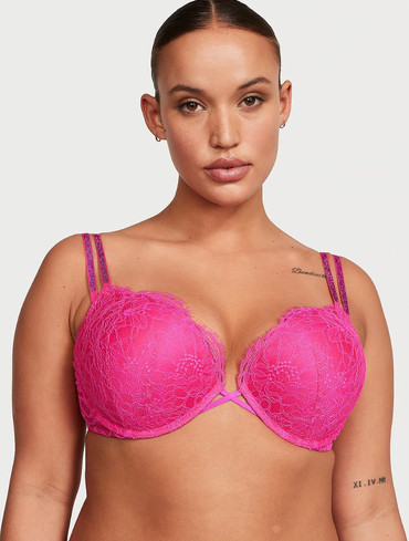 Бюстгальтер з подвійним пуш-ап Victoria's Secret Bombshell Add-2-Cups Shine Strap Bra