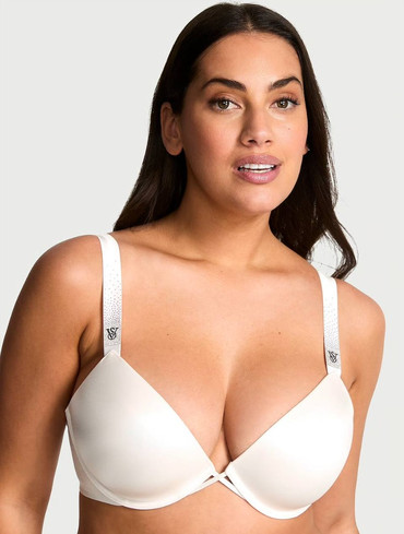 Бюстгальтер зі стразами без пуш-ап Victoria's Secret Scattered Shine Strap Lightly Lined Low-Cut Demi