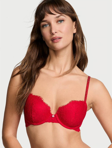 Бюстгалтер без пуш-ап Twinkle Strap Lace Classic-Coverage Demi Bra