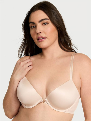 Бюстгальтер гладенький без пуш-ап Victoria's Secret Smooth Lightly Lined Plunge Demi Bra