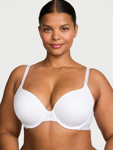 Бюстгальтер з пуш-ап Victoria's Secret Perfect Shape Pointelle Logo Push-Up Bra