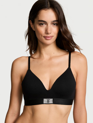 Бюстгальтер без пуш-ап Victoria's Secret Shine Patch Lightly Lined Wireless Bra