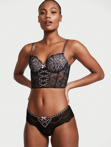 Корсет бюстьє без пуш-ап Victoria's Secret LIGHTLY-LINED HERITAGE BRA TOP