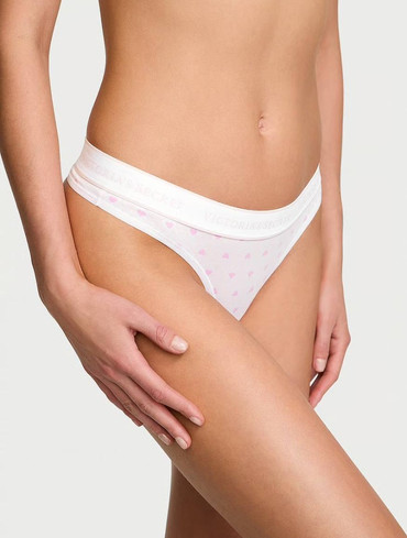 Бавовняні стрінги Logo Cotton Thong Panty