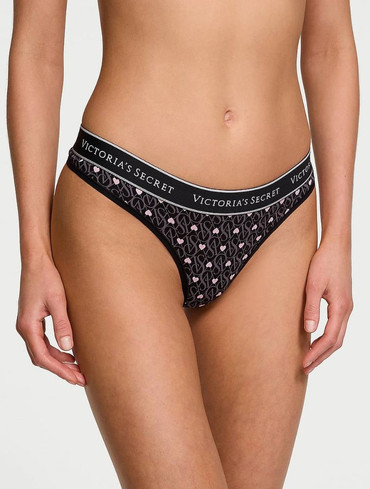 Бавовняні стрінги Logo Cotton Thong Panty