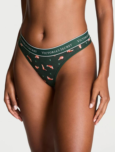 Бавовняні стрінги Logo Cotton Thong Panty