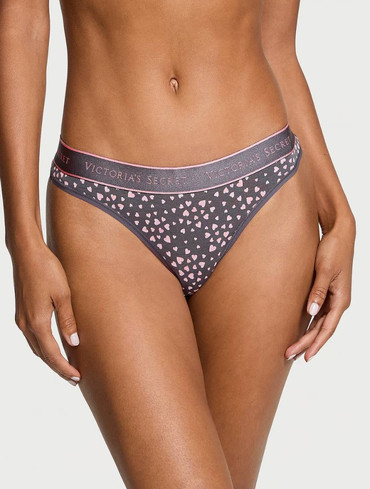 Бавовняні стрінги Logo Cotton Thong Panty