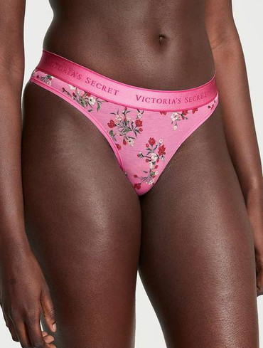 Бавовняні стрінги Logo Cotton Thong Panty