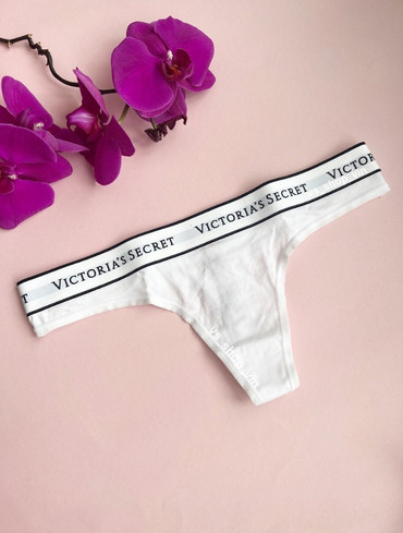 Бавовняні стрінги Logo Cotton Thong Panty