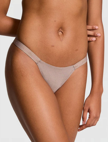 Бавовняні мікро-стрінги LOGO COTTON MICRO THONG PANTY