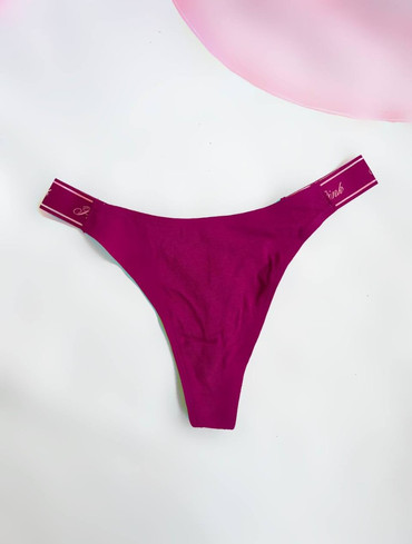 Бавовняні стрінги Logo Cotton High-Leg Thong Panty