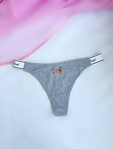 Бавовняні стрінги Logo Cotton High-Leg Thong Panty