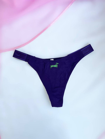 Бавовняні стрінги Logo Cotton High-Leg Thong Panty