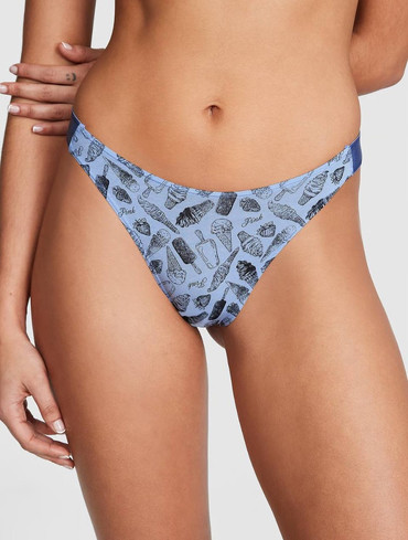 Бавовняні стрінги Logo Cotton High-Leg Thong Panty