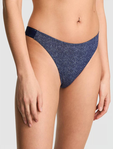 Бавовняні стрінги Logo Cotton High-Leg Thong Panty