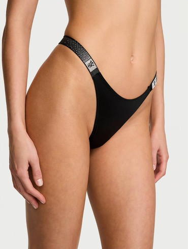 Трусики стрінги зі стразами Вікторія Сікрет Victoria's Secret Shine Strap Thong Panty