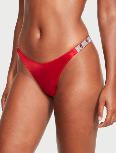 Трусики стрінги зі стразами Вікторія Сікрет Victoria's Secret Shine Strap Thong Panty